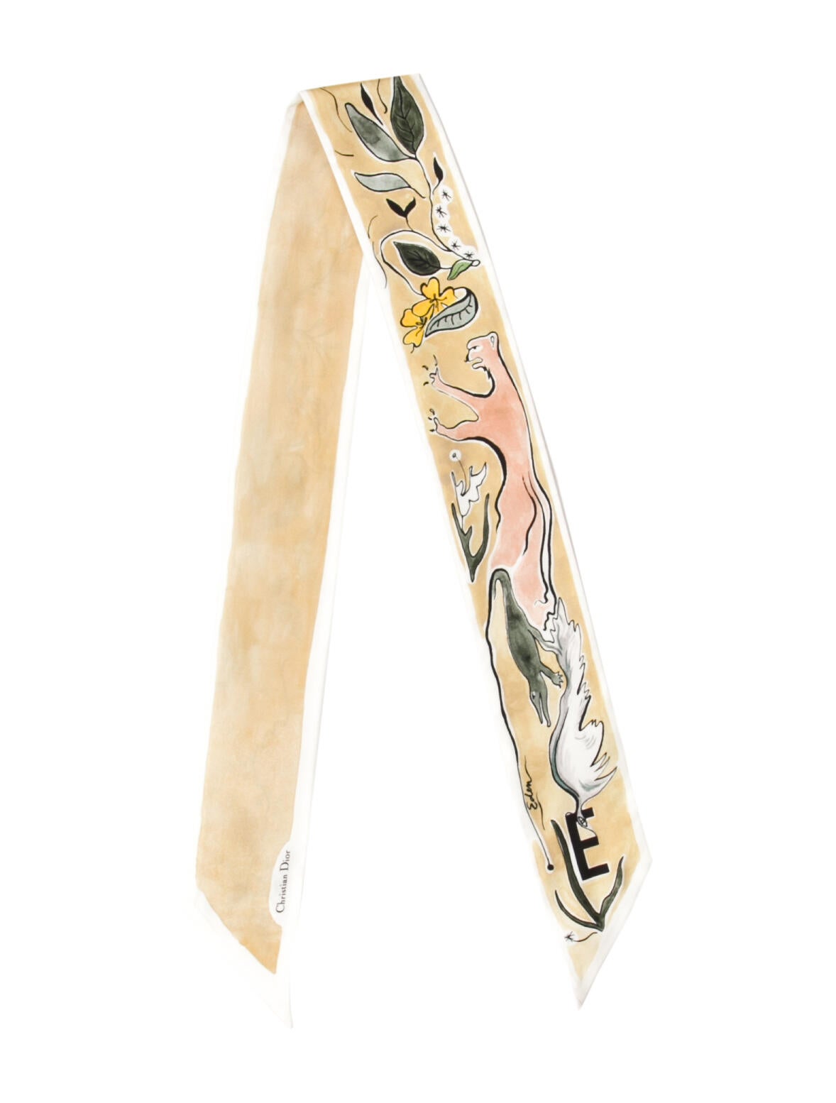 Christian Dior Silk Printed Scarf