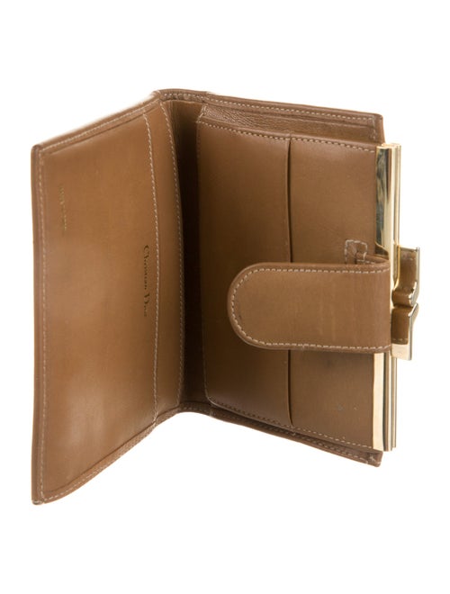 Christian Dior 1980's Honeycomb Compact Wallet