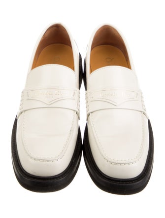 Christian Dior Leather Loafers