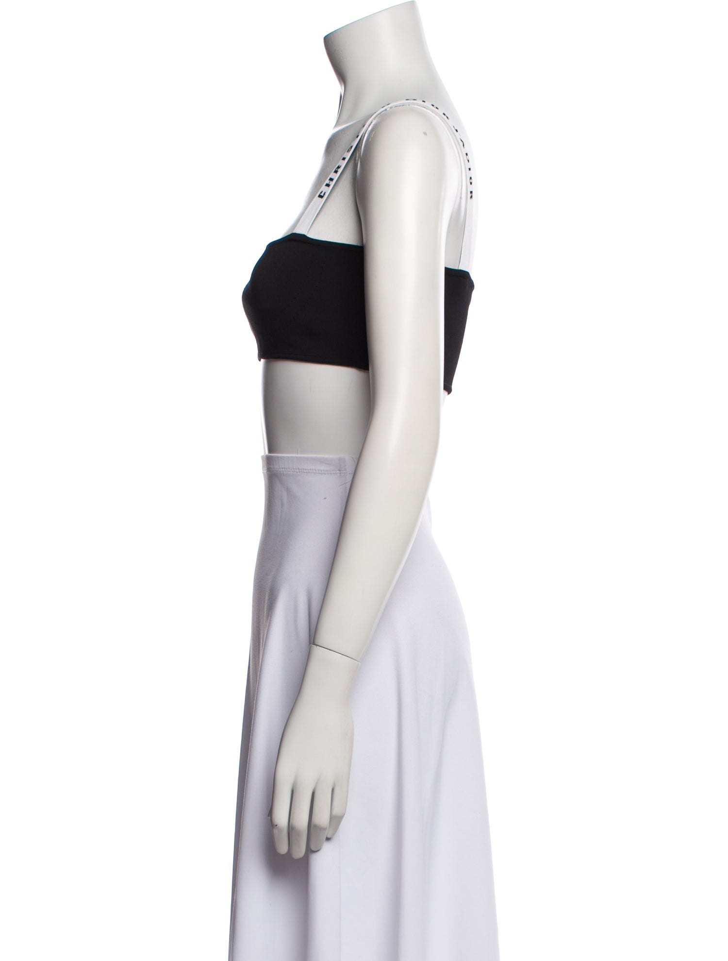 Christian Dior Square Neckline Sleeveless Crop Top