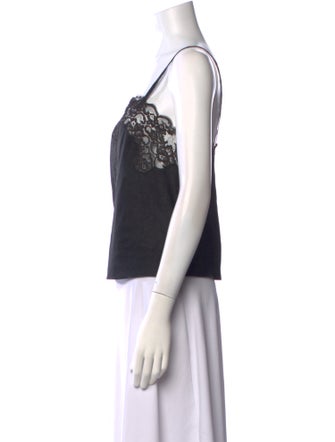 Christian Dior Le Connaisseur Late 1980's - Early 1990's Linen Top