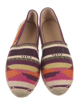 Christian Dior Canvas Printed Espadrilles