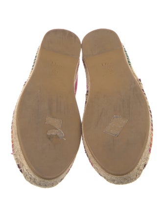 Christian Dior Canvas Printed Espadrilles