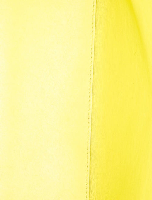 Christian Dior Leather Python-Trimmed Addict Shopper Large