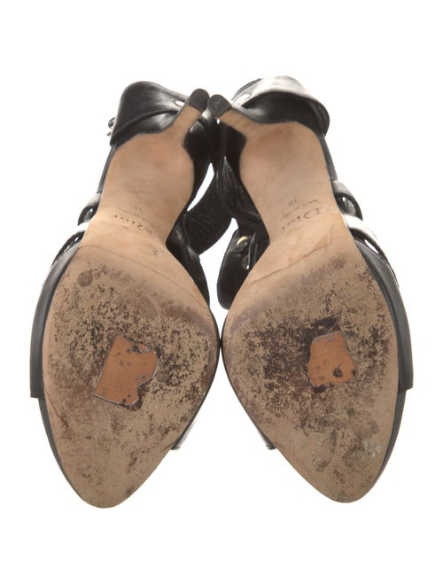 Christian Dior Leather Studded Accents Sandals
