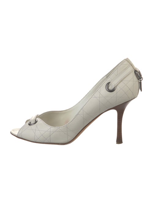 Christian Dior Cannage Pattern Leather Pumps