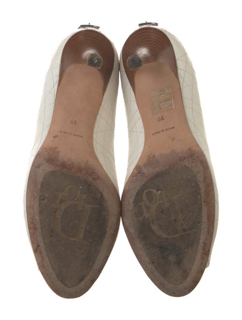 Christian Dior Cannage Pattern Leather Pumps