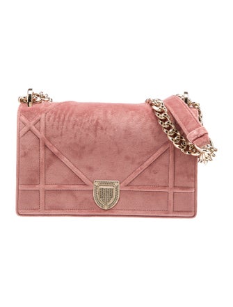 Christian Dior Velvet Crossbody Bag