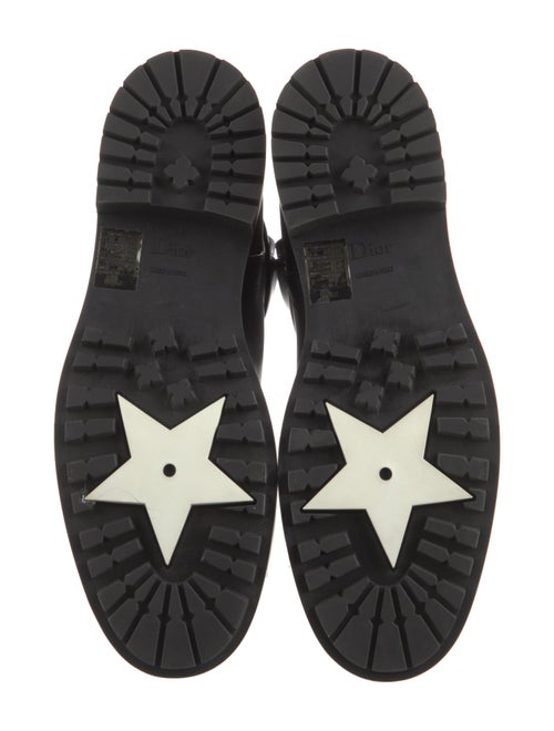 Christian Dior Leather Moto Boots