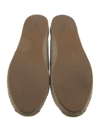 Christian Dior Leather Espadrilles