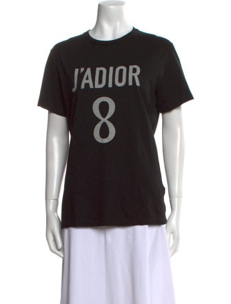 Christian Dior Graphic Print Crew Neck T-Shirt