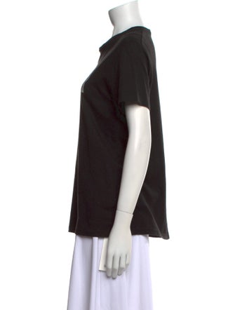 Christian Dior Graphic Print Crew Neck T-Shirt