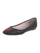 Christian Dior Cannage Pattern Leather Ballet Flats