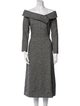 Christian Dior Virgin Wool Midi Length Dress