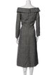 Christian Dior Virgin Wool Midi Length Dress