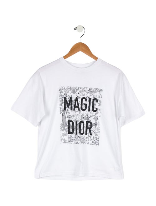 Christian Dior Kids' Graphic Print Short Sleeve Shirt