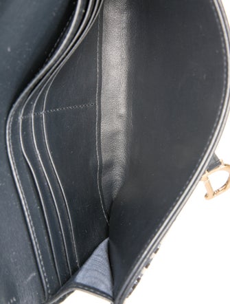 Christian Dior Oblique Jacquard Wallet on Chain