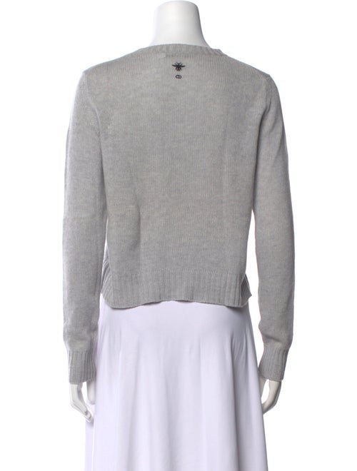 Christian Dior Cashmere Graphic Print Sweater