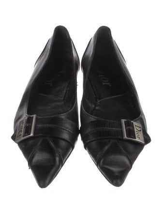 Christian Dior Leather Ballet Flats