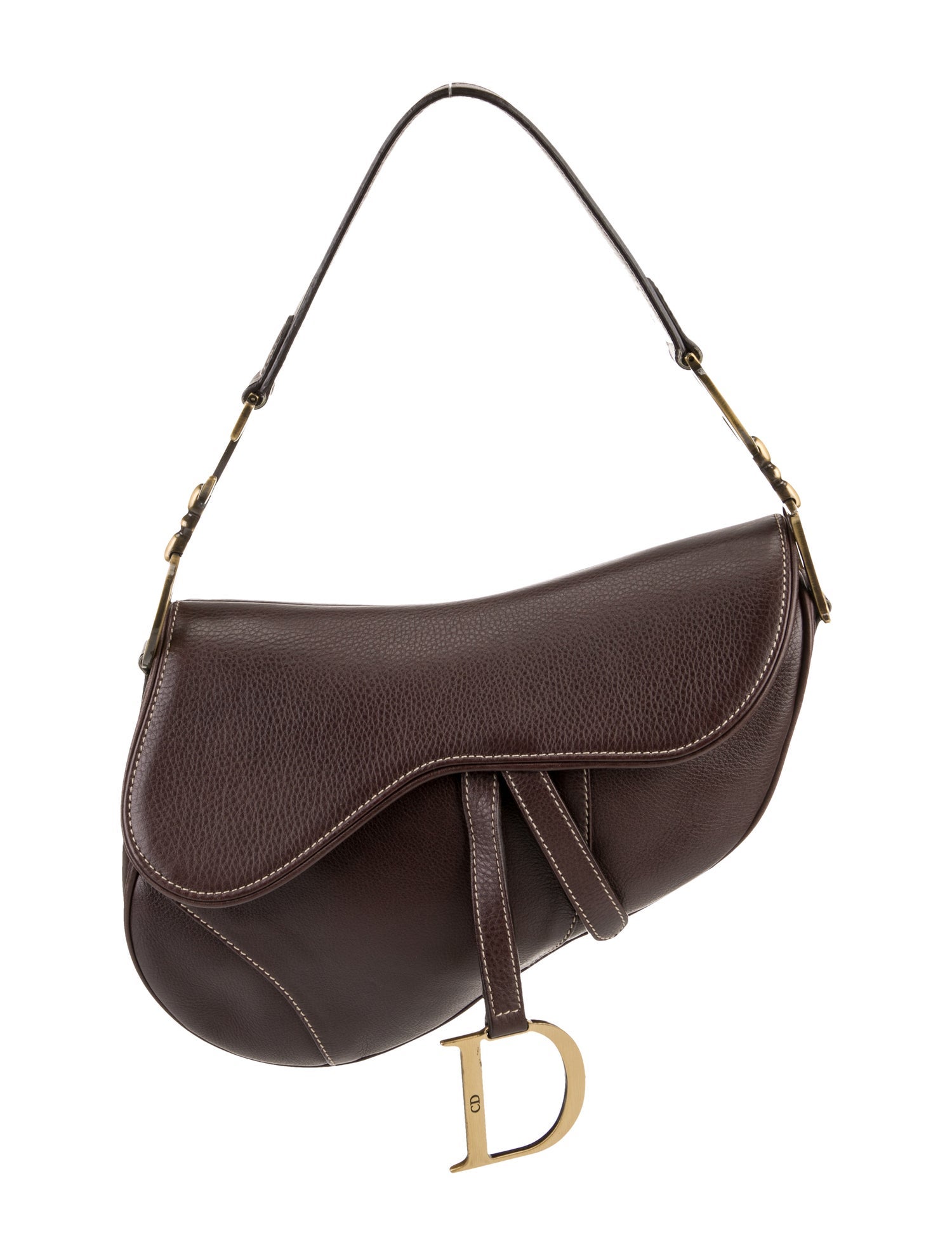 Christian Dior Leather Vintage Saddle