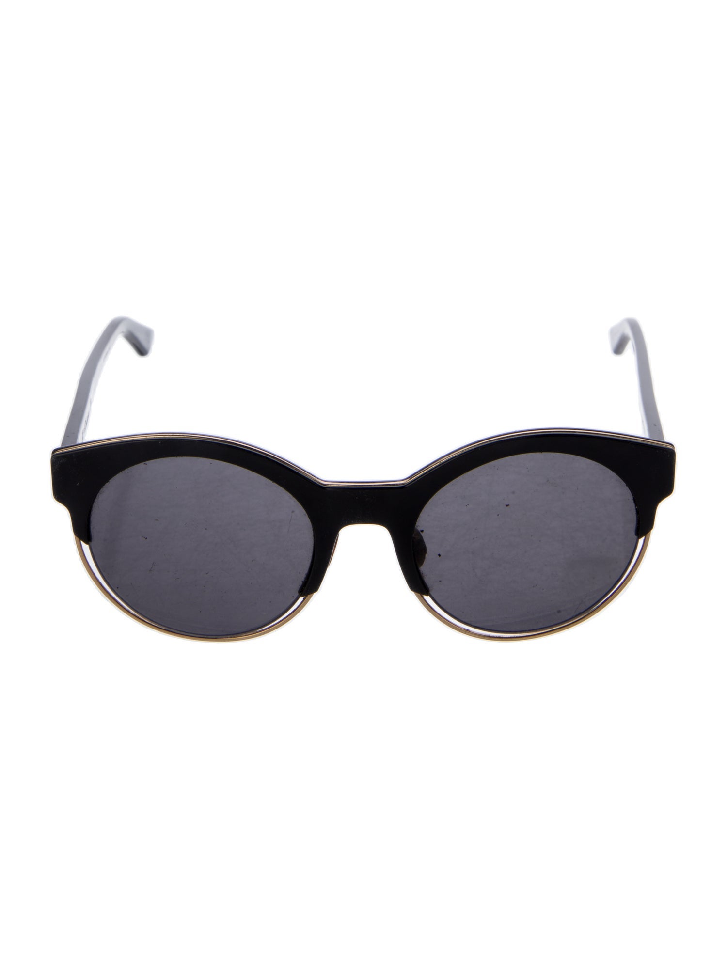 Christian Dior Round Tinted Sunglasses