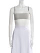 Christian Dior Square Neckline Sleeveless Crop Top