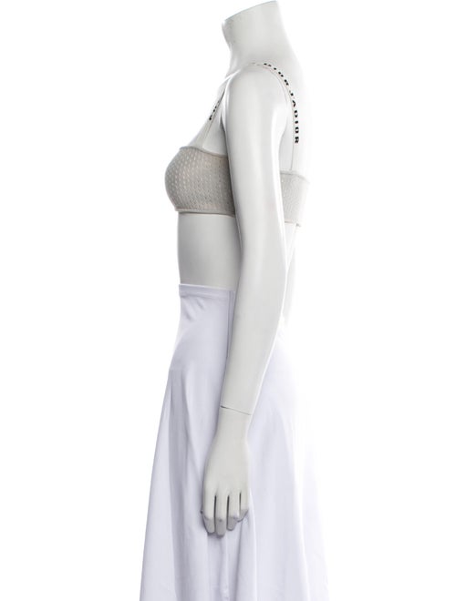 Christian Dior Square Neckline Sleeveless Crop Top
