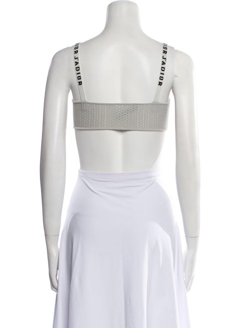 Christian Dior Square Neckline Sleeveless Crop Top