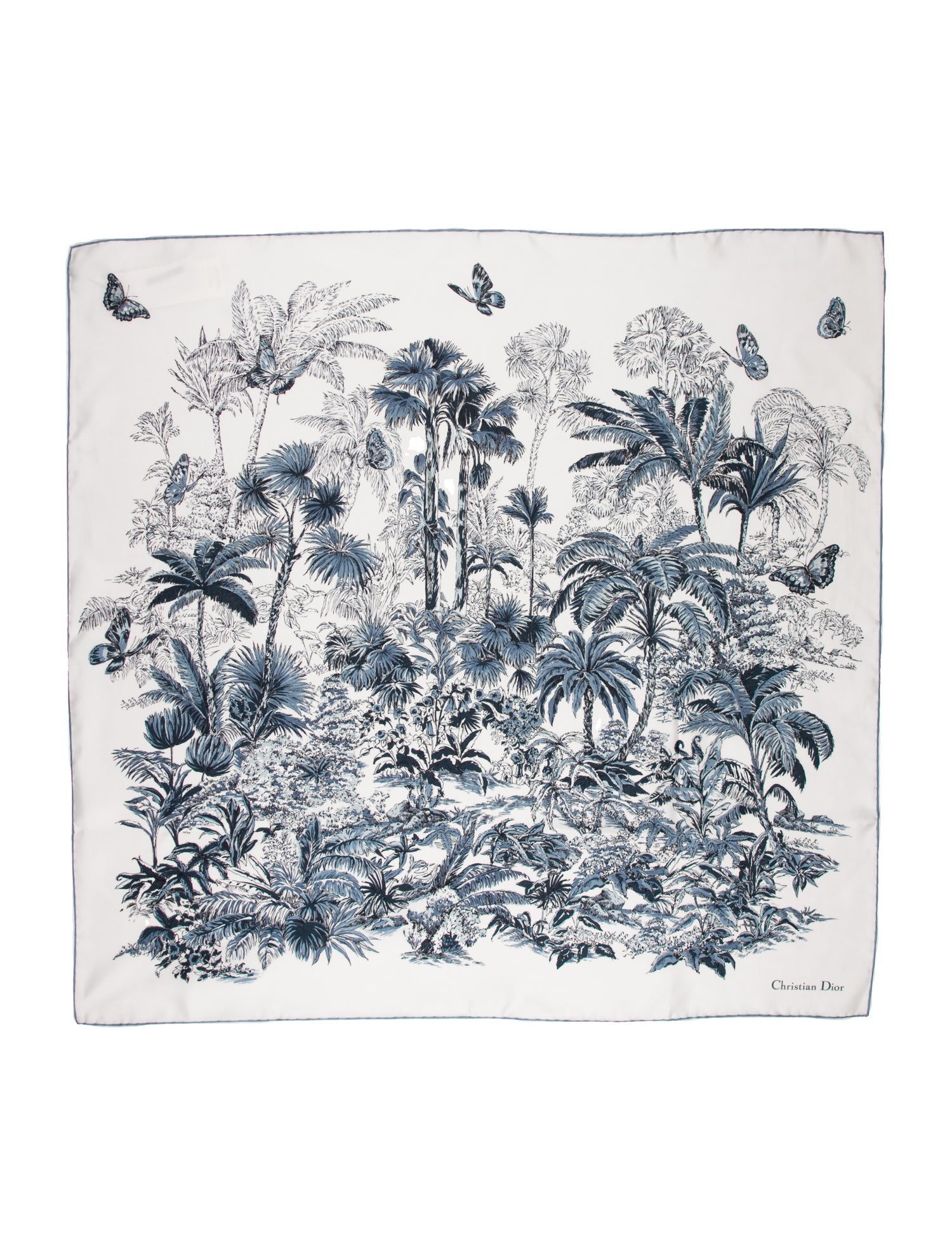 Christian Dior Silk Printed Scarf