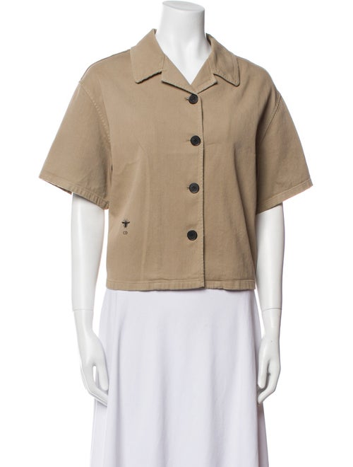 Christian Dior 2022 Short Sleeve Crop Top