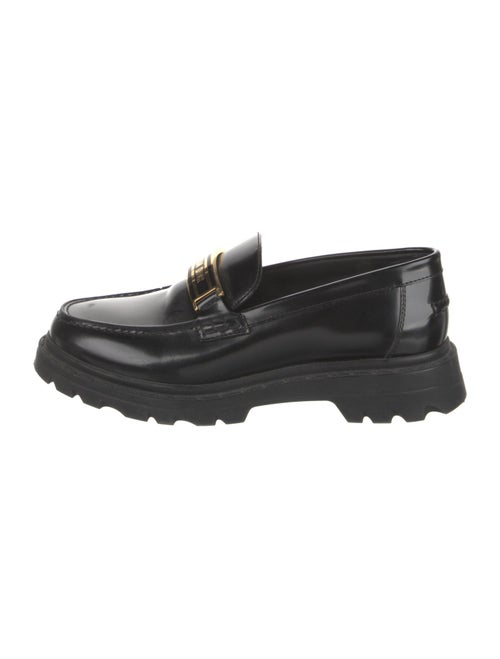 Christian Dior Signature Logo Leather Loafers