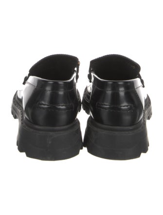 Christian Dior Signature Logo Leather Loafers