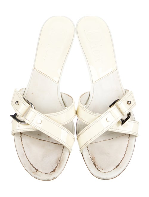 Christian Dior Patent Leather Slides