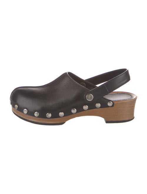 Christian Dior Leather Studded Accents Slingback Pumps