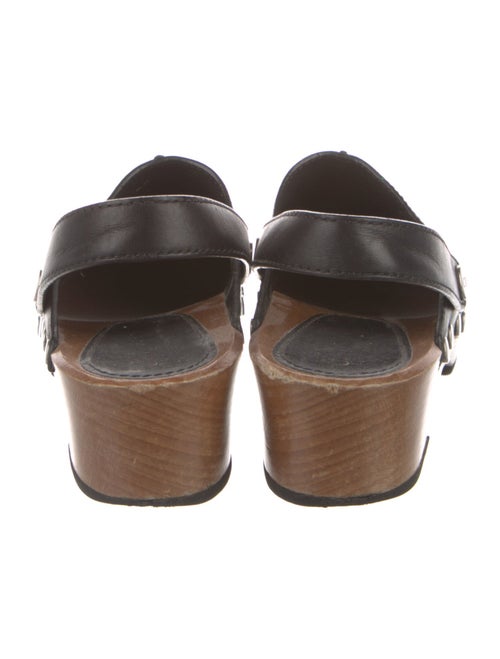 Christian Dior Leather Studded Accents Slingback Pumps