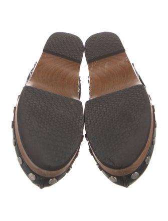 Christian Dior Leather Studded Accents Slingback Pumps