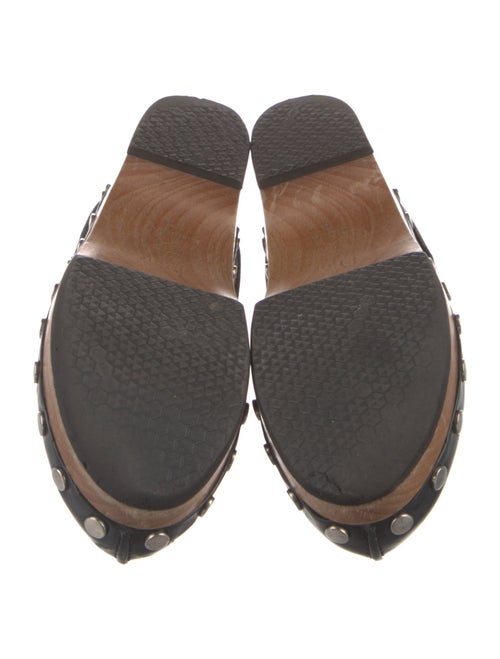 Christian Dior Leather Studded Accents Slingback Pumps