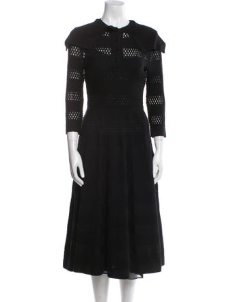 Christian Dior Silk Midi Length Dress