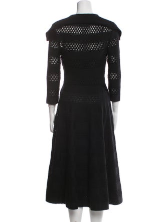 Christian Dior Silk Midi Length Dress