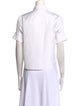 Christian Dior Short Sleeve Button-Up Top