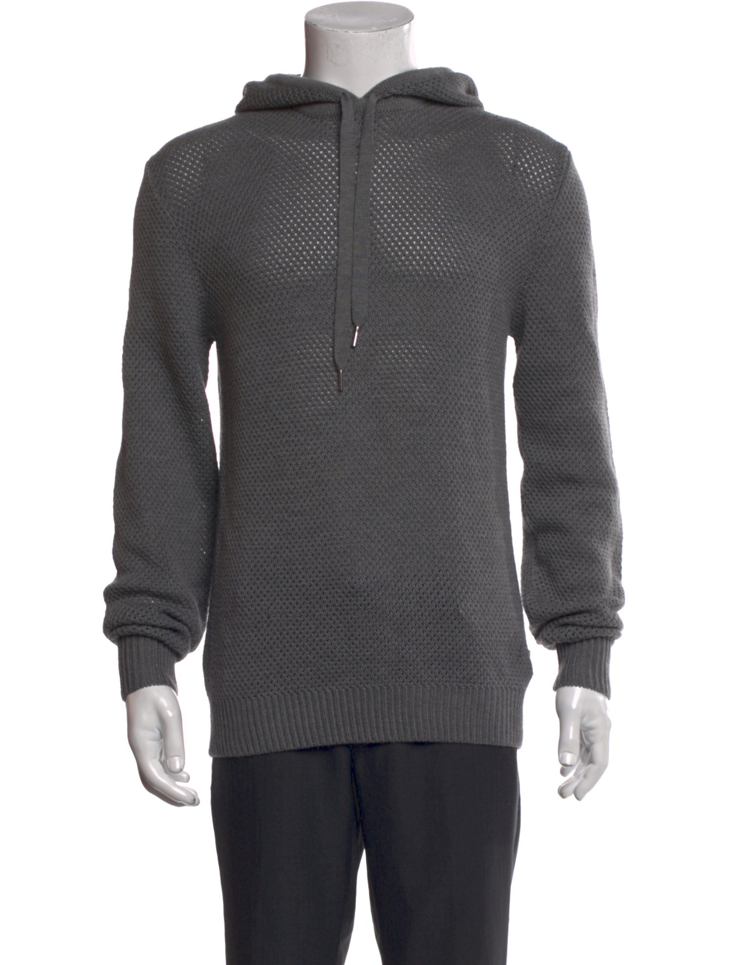 Dior Homme Virgin Wool Mock Neck Polo Sweater