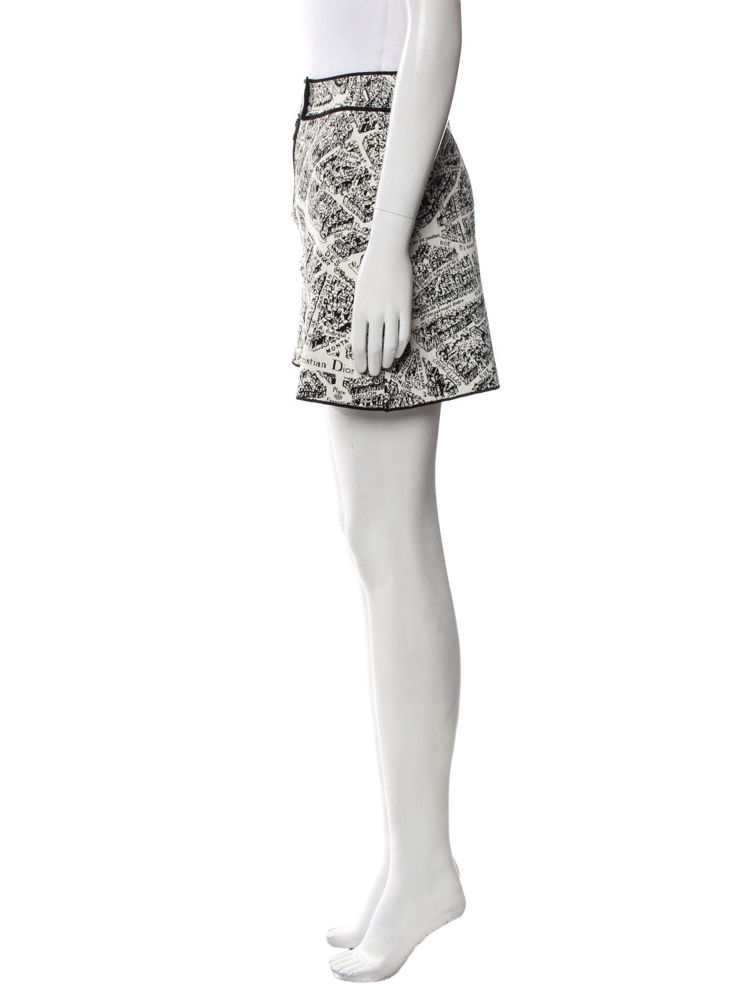 Christian Dior Printed Mini Skirt