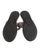 Christian Dior Leather Glitter Accents Flip Flops