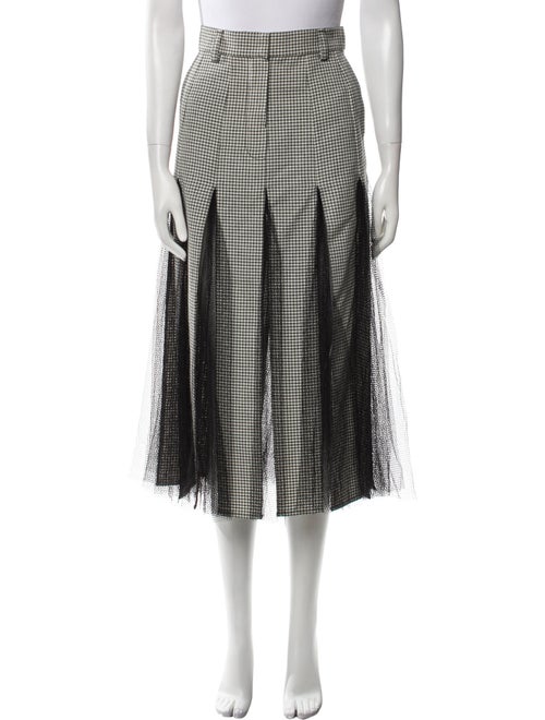 Christian Dior Virgin Wool Midi Length Skirt
