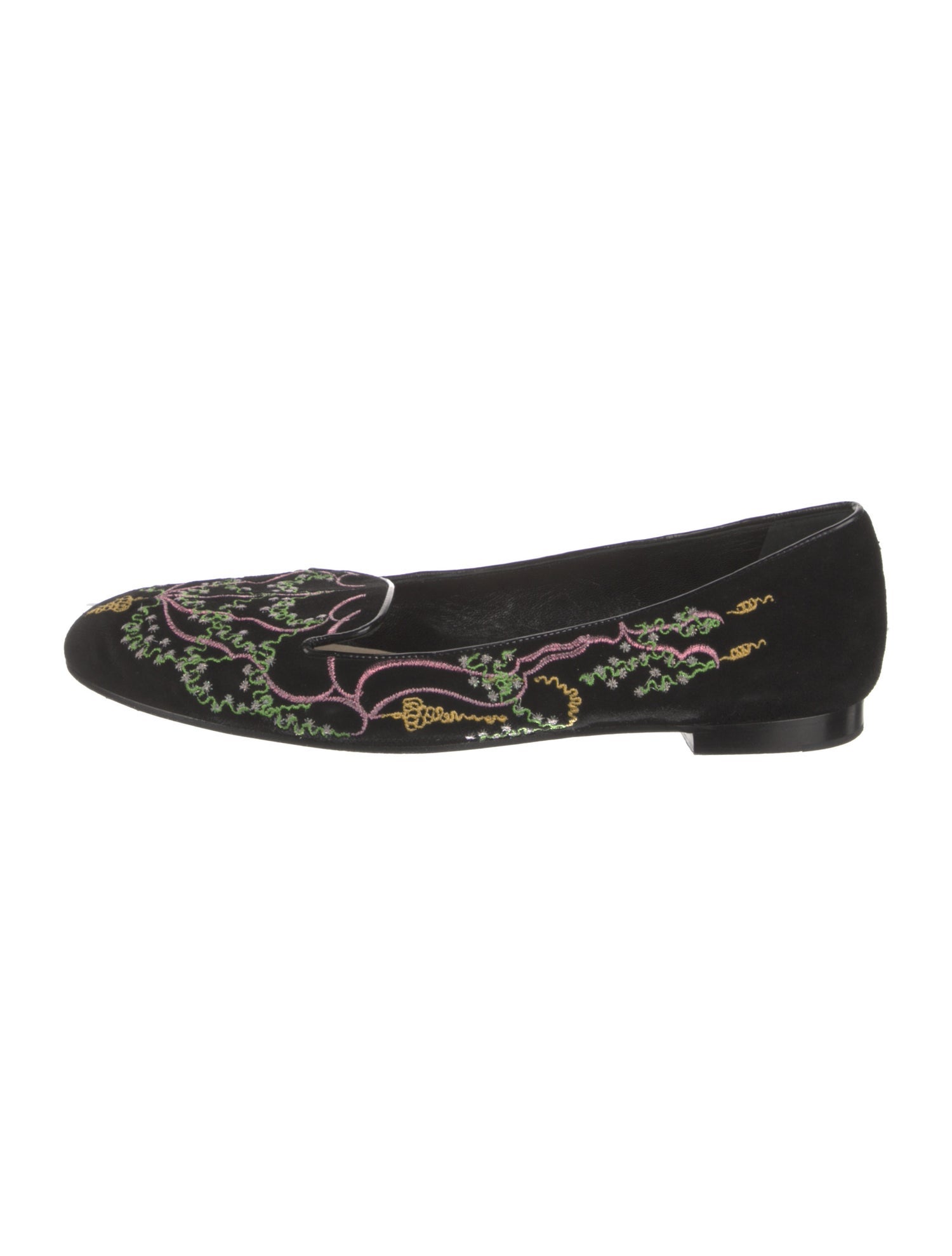 Christian Dior Suede Printed Flats