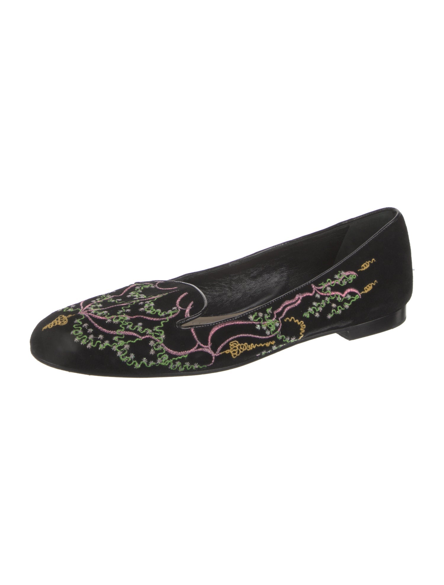 Christian Dior Suede Printed Flats