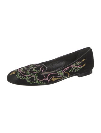 Christian Dior Suede Printed Flats