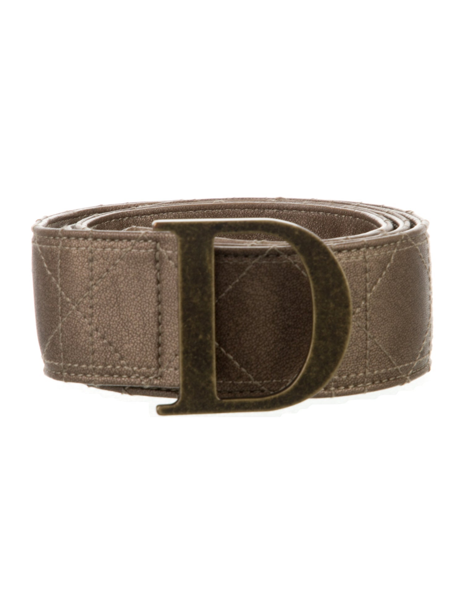 Christian Dior 2007 Cannage Pattern Belt