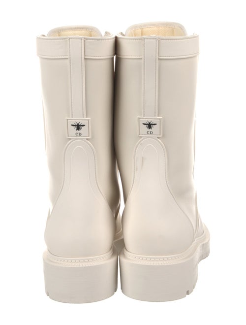Christian Dior Leather Combat Boots
