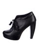 Christian Dior Leather Tassel Accents Lace-Up Boots